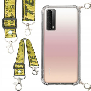 Etui Antishock Smycz Żółta Do HUAWEI P SMART 2021