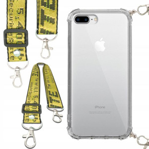 Etui Antishock Smycz Żółta Do IPHONE 8 PLUS Case