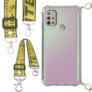 Etui Antishock Smycz Żółta Do MOTOROLA G10 POWER