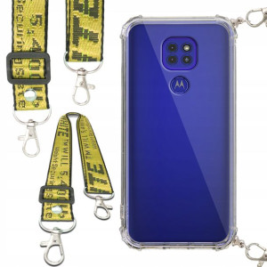 Etui Antishock Smycz Żółta Do MOTOROLA G9 Ochronne