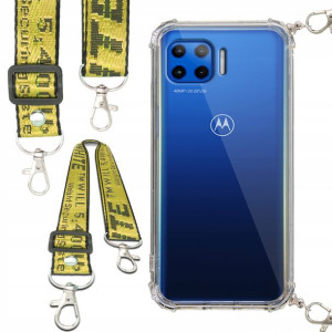 Etui Antishock Smycz Żółta Do MOTOROLA ONE 5G Case