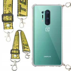 Etui Antishock Smycz Żółta Do ONEPLUS 8 PRO Case