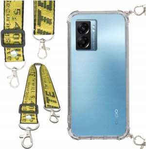 Etui Antishock Smycz Żółta Do OPPO K10 5G Obudowa