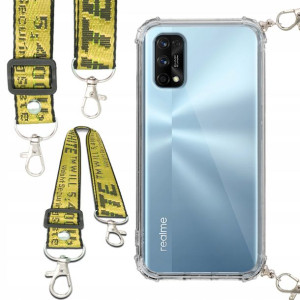 Etui Antishock Smycz Żółta Do REALME 7 PRO Case