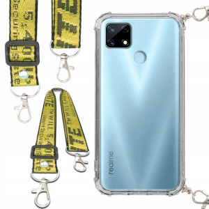 Etui Antishock Smycz Żółta Do REALME 7i RMX2193