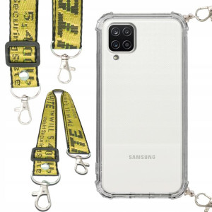 Etui Antishock Smycz Żółta Do SAMSUNG A12 5G Case