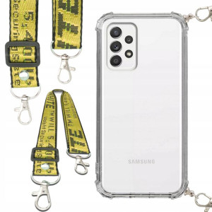 Etui Antishock Smycz Żółta Do SAMSUNG A52 5G Case