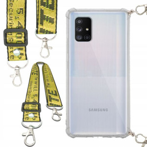 Etui Antishock Smycz Żółta Do SAMSUNG A71 5G Case