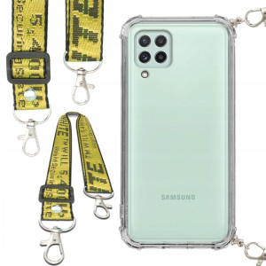 Etui Antishock Smycz Żółta Do SAMSUNG M32 4G Case