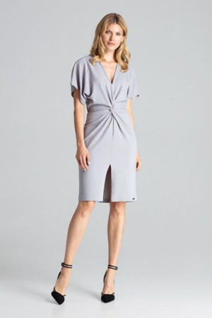Figl Sukienka Model M687 Grey L