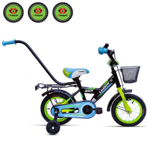 BMX Rower Dziecięcy Rowerek 12 cali + Prowadnik