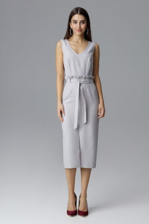 Figl Sukienka Model M633 Grey L