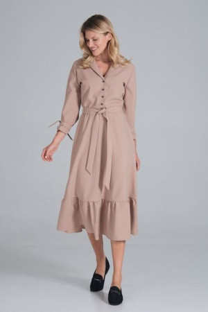 Figl Sukienka Model M840 Beige S