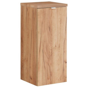 HAKANO  Szafka łazienkowa kosz BARIOS 80x35x35 dąb craft złoty