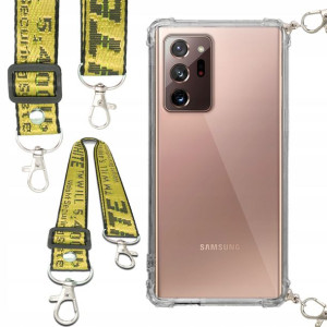 Etui Antishock Smycz Żółta Do SAMSUNG NOTE 20 PLUS
