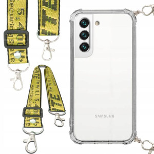 Etui Antishock Smycz Żółta Do SAMSUNG S22 Ochronne