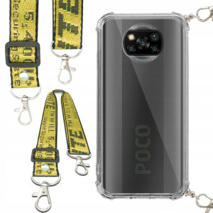 Etui Antishock Smycz Żółta Do XIAOMI POCO X3 NFC
