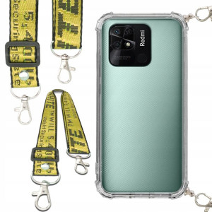 Etui Antishock Smycz Żółta Do XIAOMI REDMI 10C 4G