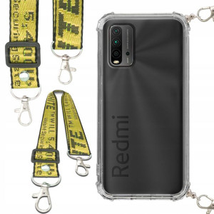 Etui Antishock Smycz Żółta Do XIAOMI REDMI 9 POWER