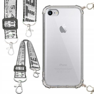 Etui Antishock ze Smyczą Biała IPHONE SE2 Ochronne