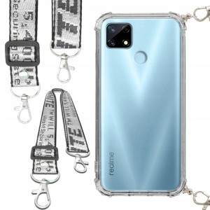 Etui Antishock ze Smyczą Biała REALME C12 Ochronne
