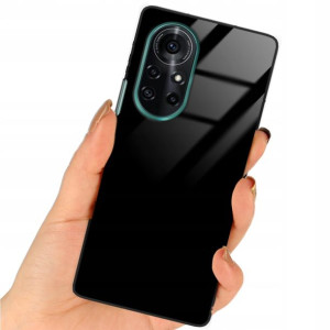 Etui Black Case Glass Do HUAWEI NOVA 8 Ochronne