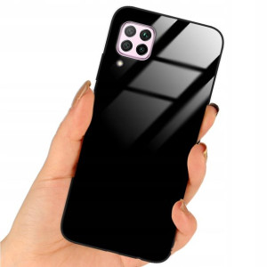 Etui Black Case Glass Do HUAWEI P40 LITE Ochronne