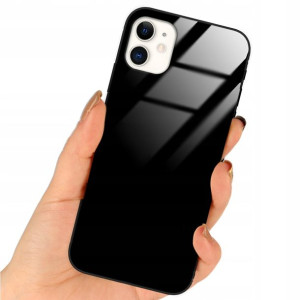 Etui Black Case Glass Do IPHONE 11 Ochronne Plecki