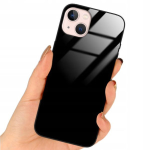 Etui Black Case Glass Do IPHONE 13 Ochronne Plecki
