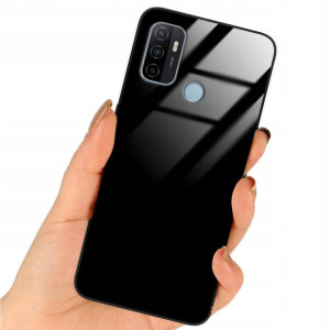 Etui Black Case Glass Do OPPO A53 Ochronne Plecki