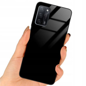 Etui Black Case Glass Do OPPO A55 Ochronne Plecki