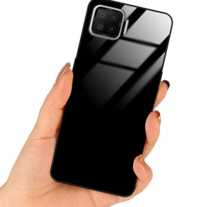 Etui Black Case Glass Do OPPO A73 Plecki Ochronne
