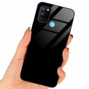 Etui Black Case Glass Do REALME C17 Ochrona Plecki