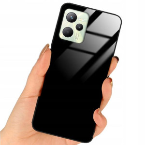 Etui Black Case Glass Do REALME C35 Ochrona Plecki