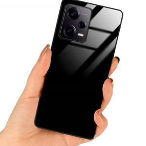 Etui Black Case Glass Do REDMI NOTE 12 PRO 5G Case