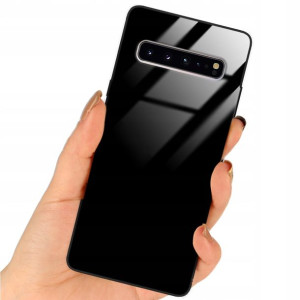 Etui Black Case Glass Do SAMSUNG S10 5G Ochronne