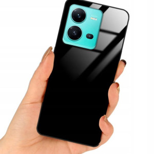 Etui Black Case Glass Do VIVO V25 5G Ochronne