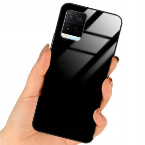Etui Black Case Glass Do VIVO Y21 Ochronne Plecki
