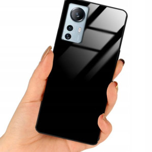 Etui Black Case Glass Do XIAOMI 12 LITE Ochronne