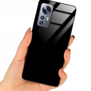 Etui Black Case Glass Do XIAOMI 12 Plecki Ochronne