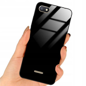 Etui Black Case Glass Do XIAOMI REDMI 6A Ochronne