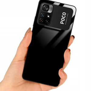Etui Black Glass Do XIAOMI POCO M4 PRO 5G Obudowa