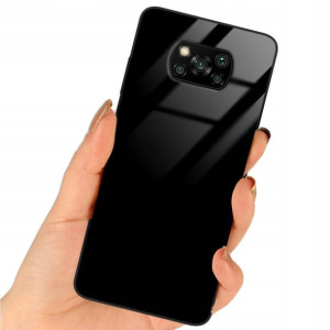 Etui Black Glass Do XIAOMI POCO X3 NFC Obudowa
