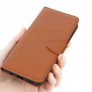 Etui Book Fancy SAMSUNG M51 Klapka Brązowy Case