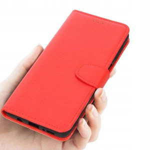 Etui Book Fancy SAMSUNG M51 Klapka Czerwony Case