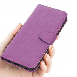 Etui Book Fancy SAMSUNG M51 Klapka Fioletowy Case