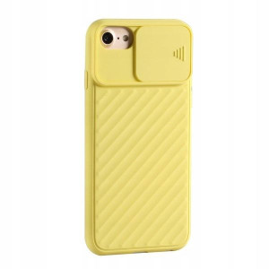 Etui Camshield do SAMSUNG A51 Żółty Ochronne Case