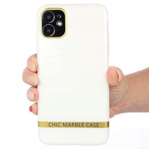 Etui Chic Marble Do Iphone 11 Biały Ochronne Case