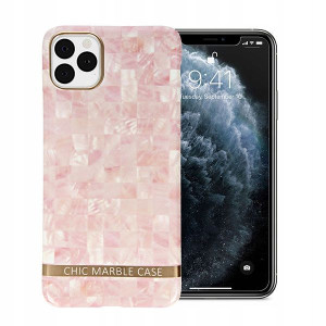 Etui Chic Marble Do Iphone 11 Pro Max Różowy Case