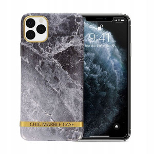 Etui Chic Marble Do Iphone 11 Pro Szary Ochronne